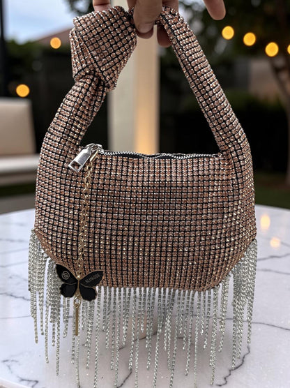 Slingss Luxury Range Exclusive Diamond Studded Partywear Handbag For Ladies