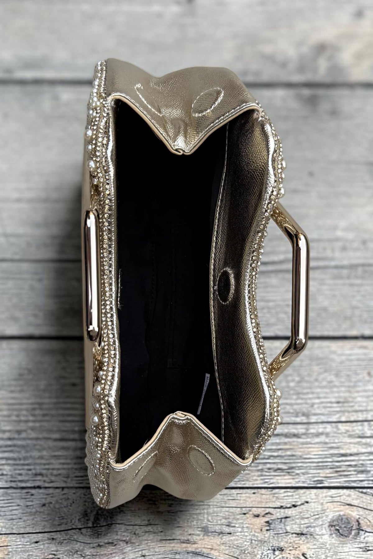 Slingss Luxury Range Pearl Partywear Handbag For Ladies With Handle